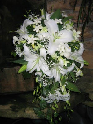 Flower Cottage Cortez wedding bridal bouquet with stef